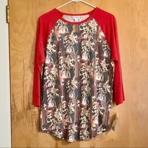 NWT LuLaRoe Disney Cruella de Vil Randy Sz L